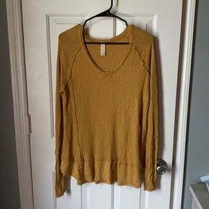 Mustard Yellow Altar’d State Babydoll Tunic